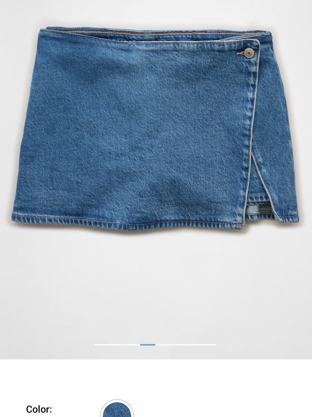 American Eagle Outfitters Blue Denim Mini Skirt
